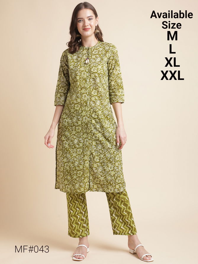 MESMORA Heavy Printed Cotton Kurti With Bottom Wholesale Market in Surat With Price